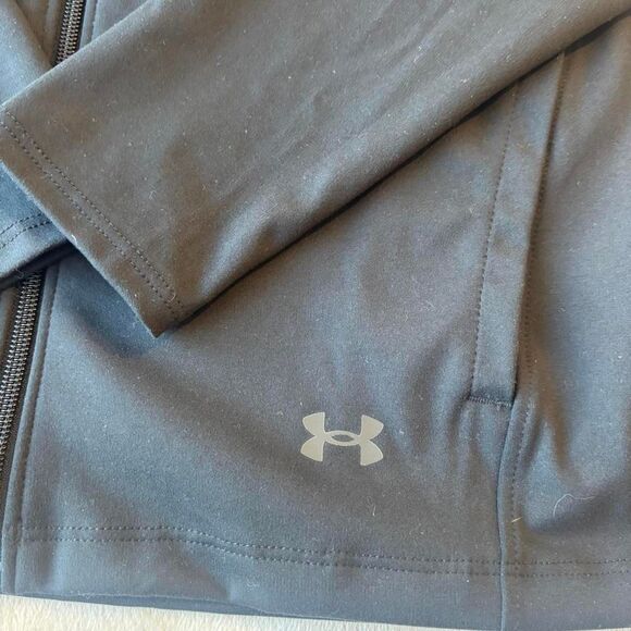 Under Armour Women’s Black Full Zip Athletic Jacket | Size Large - Picture 2 of 4